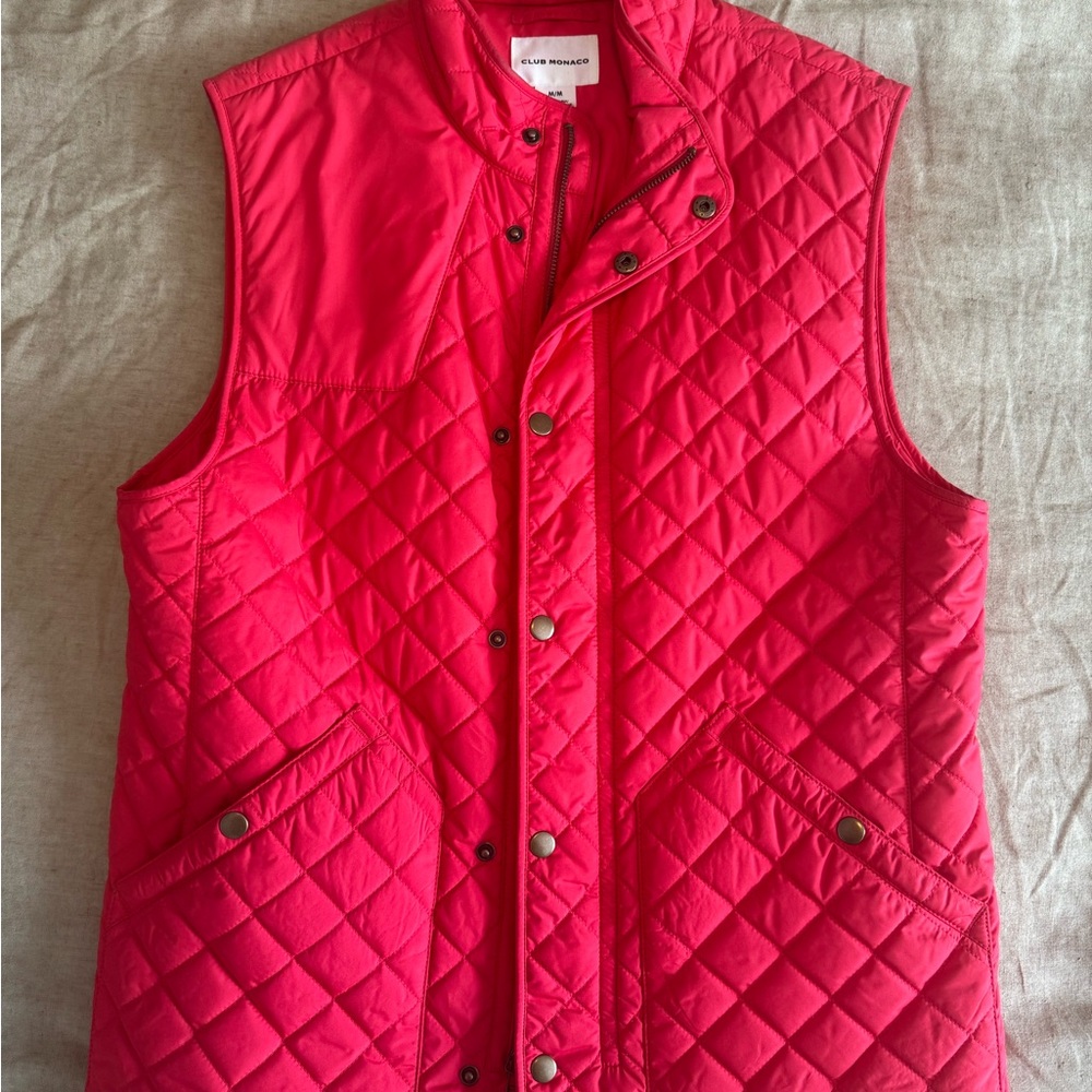 Club Monaco Men’s Medium Quilted Vest